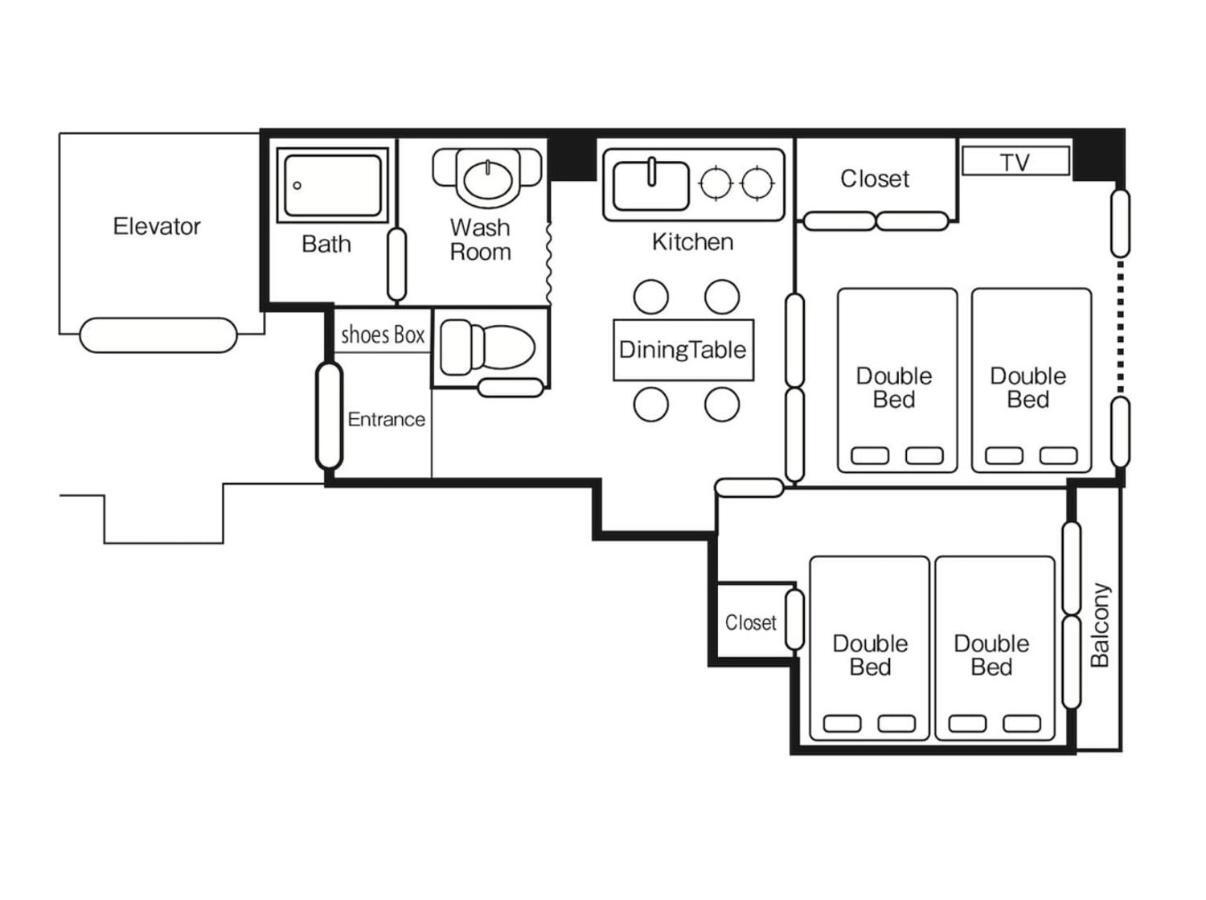 Eg31 Elizabeth Garden Apartment โอซาก้า ภายนอก รูปภาพ